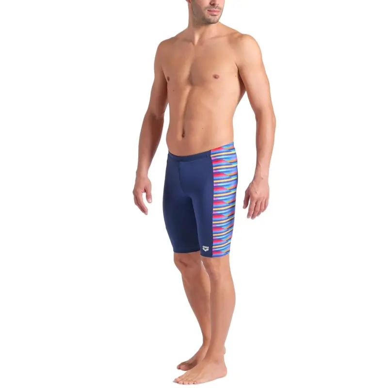 Arena Racing Stripe Jammer Swimming Shorts Men's-2