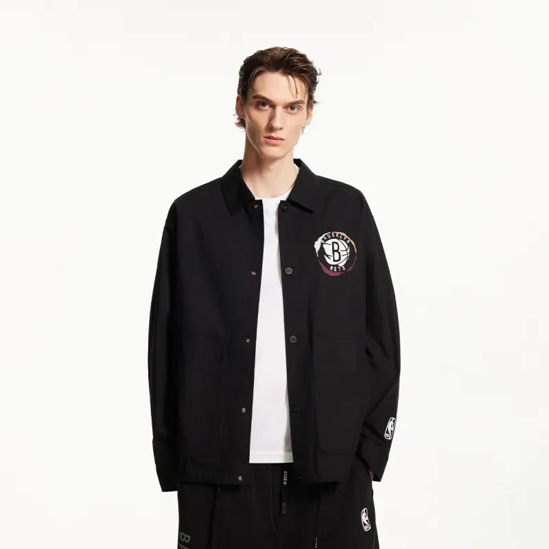 JACK JONES· x NBA Jacket Men's E43 Pure Black-2