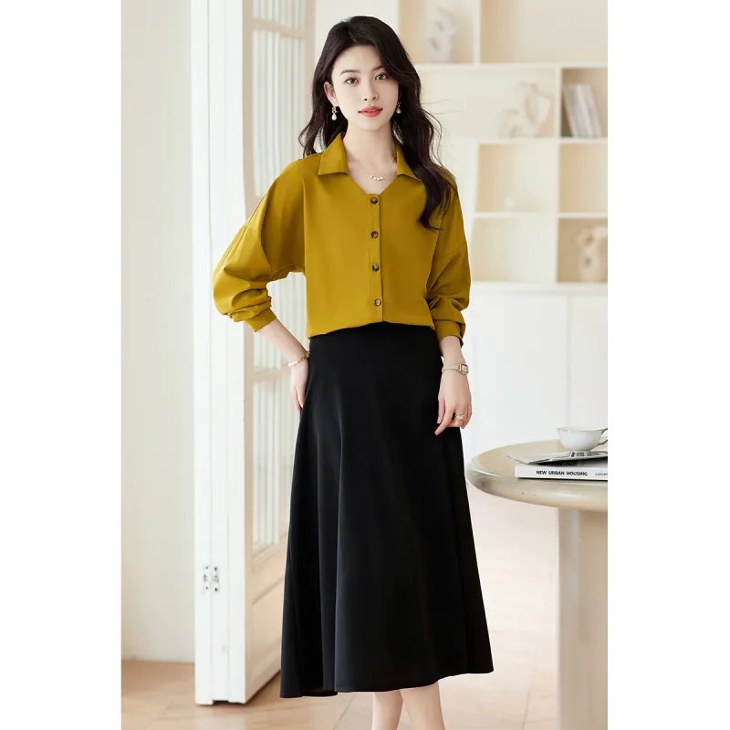 Like The Age Of Water SS25 Long Sleeved Dress Women's Green-2