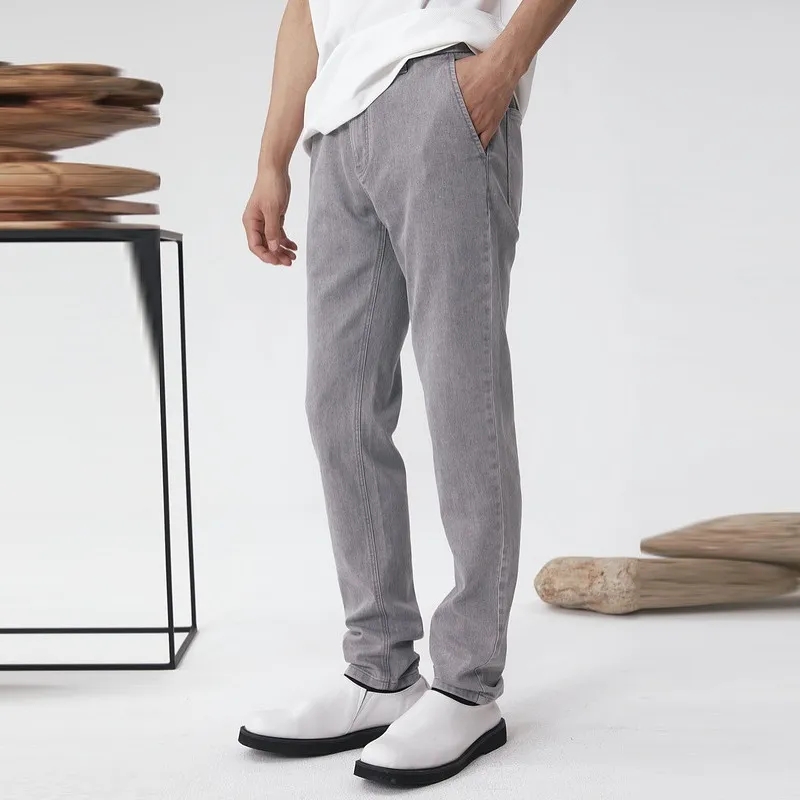 EHE Jeans Men Denim Gray-2
