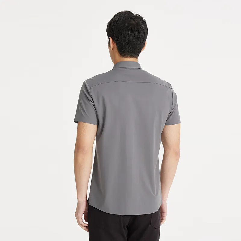 LESS IS MORE Shirt Men's Night Forest Green-2