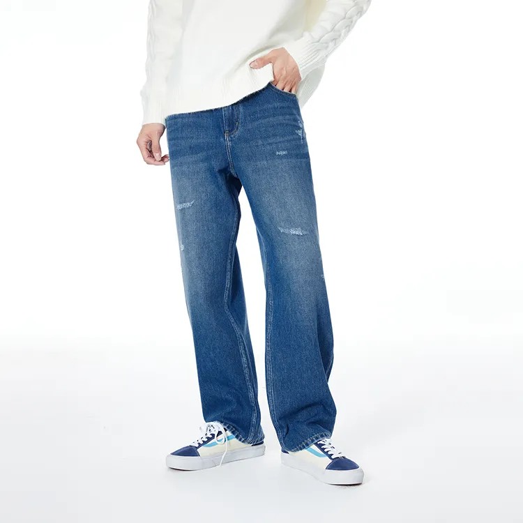 PEACEBIRD MEN Jeans Unisex Royal Blue-2
