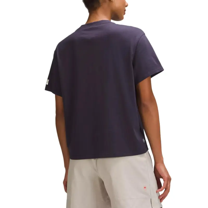 Lululemon Team Canada Regular T Shirt Women's Atmospheric Purple-1