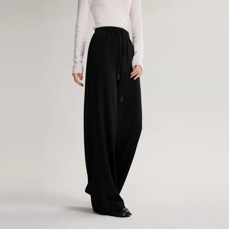 ELLE Casual Pants Women's Black-5