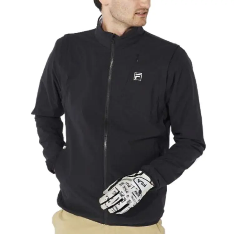 FILA Jackets Men Black-3