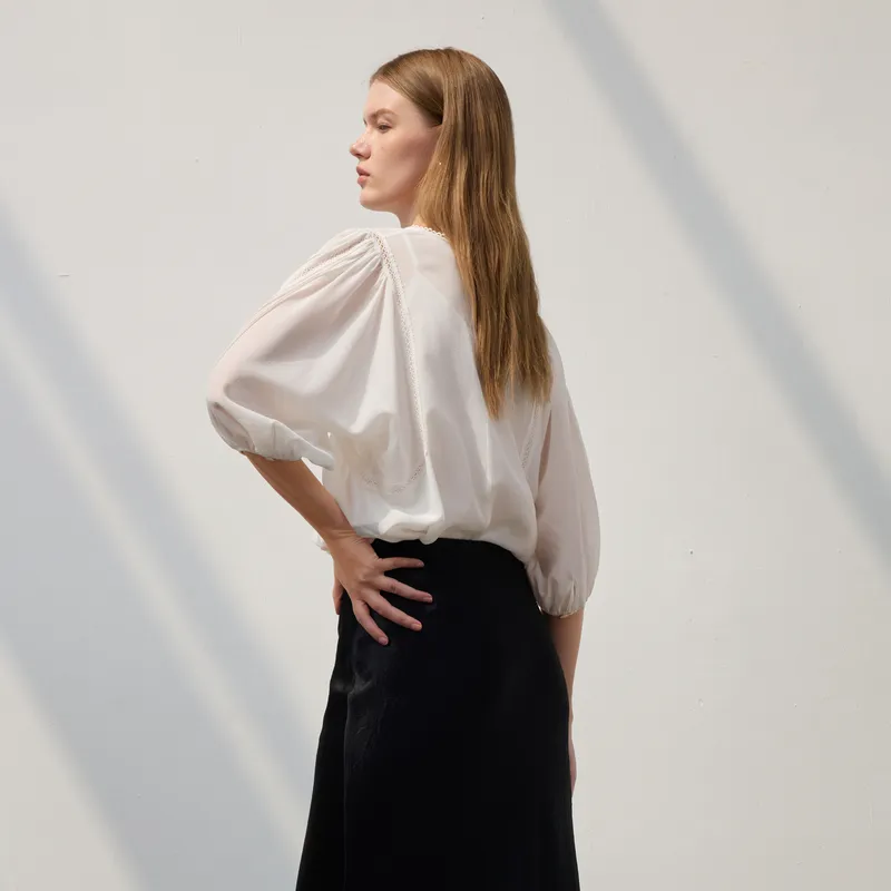 3COLOUR Shirts Women's Cloud White-6