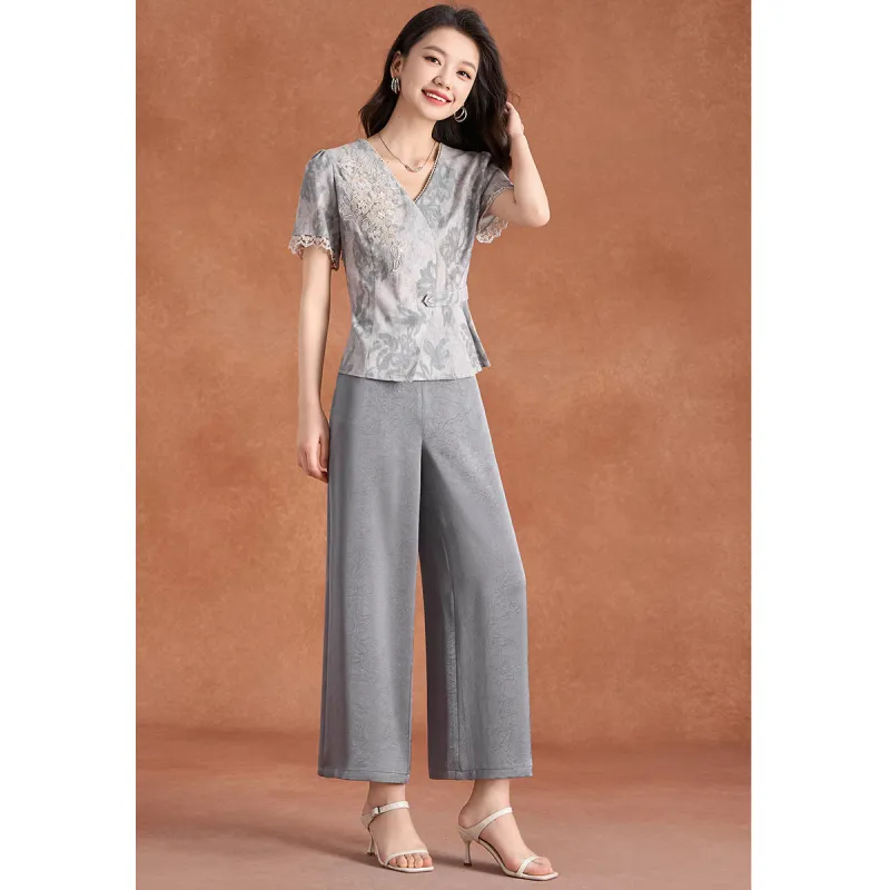 Mylan Casual Suits Women's Gray-5