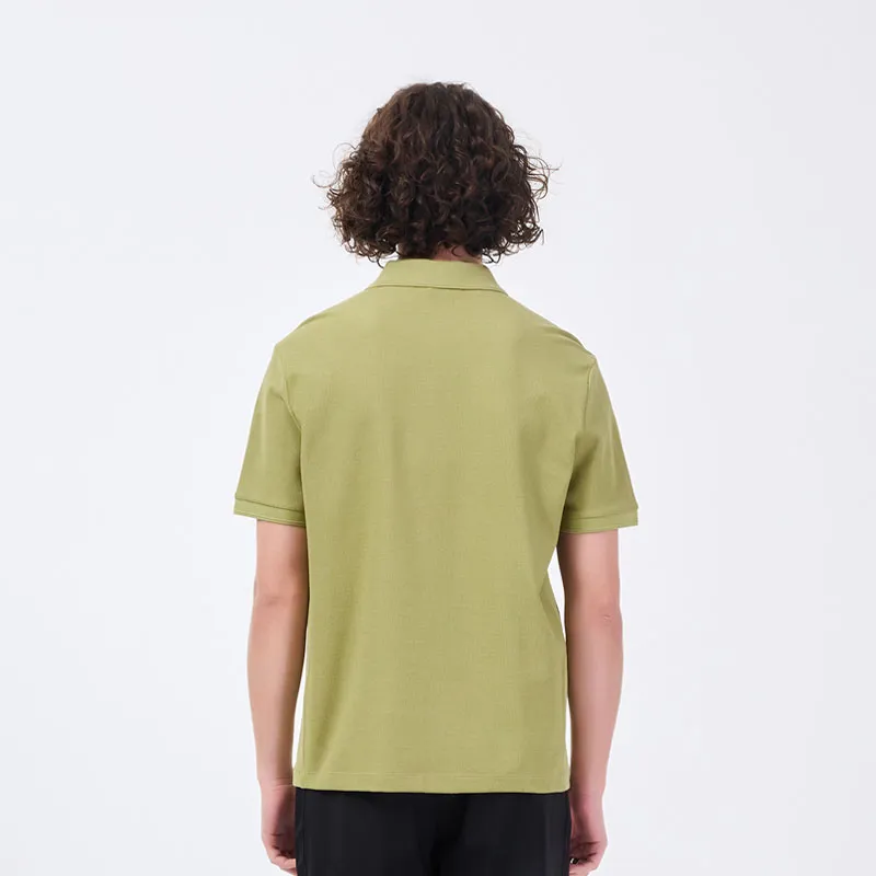 DAVID NAMAN Polo Shirt Men's Green-3