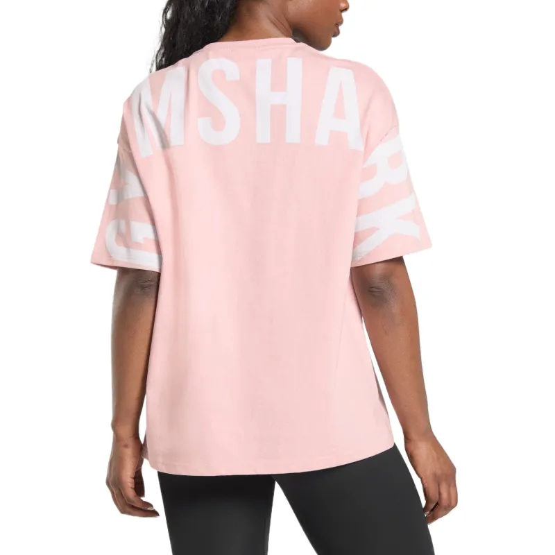 GYMSHARK Regular T Shirt Women's Pink-1