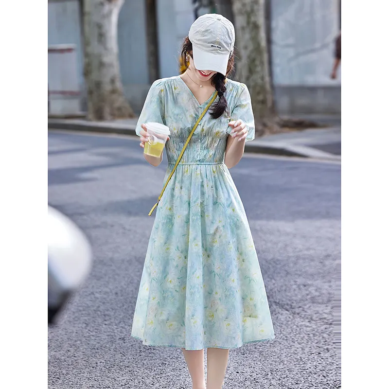 A Paradise For Awakening Short Sleeved Dress Women's-3