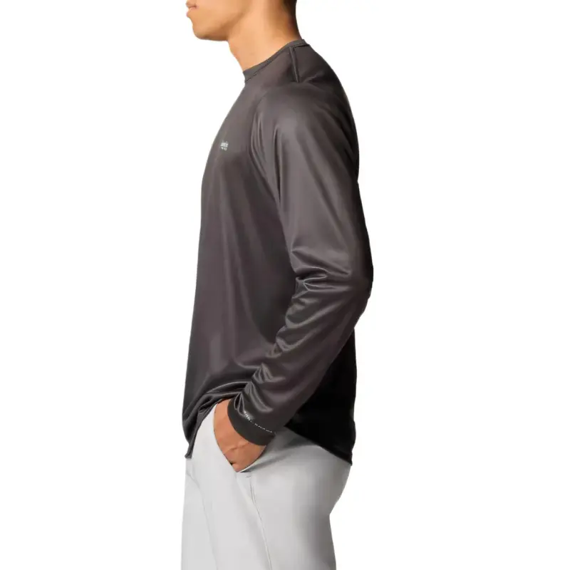 Columbia Terminal Tackle PFG™ Fish Shine Long Sleeve Shirt T-Shirt Men's Dark Gray-2