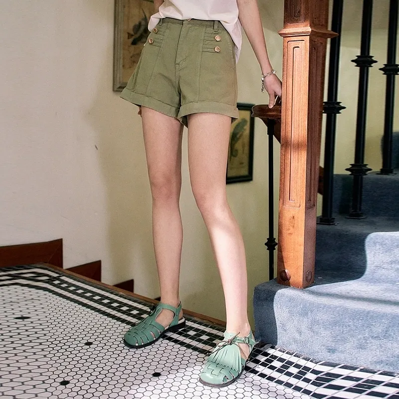ELF SACK Denim Shorts Women's-2