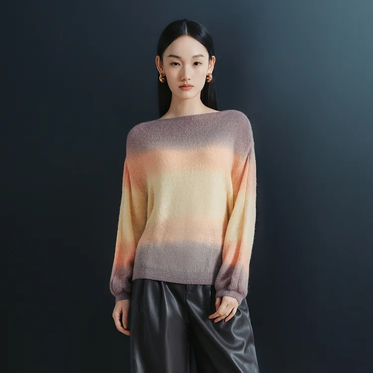 PEACEBIRD Knitwear Women's Salmon, Beige, Orange-2