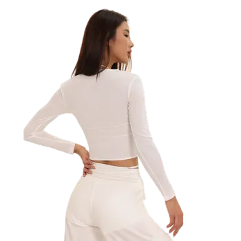 La Nikar Spring Workout Clothing Women's Moon White
