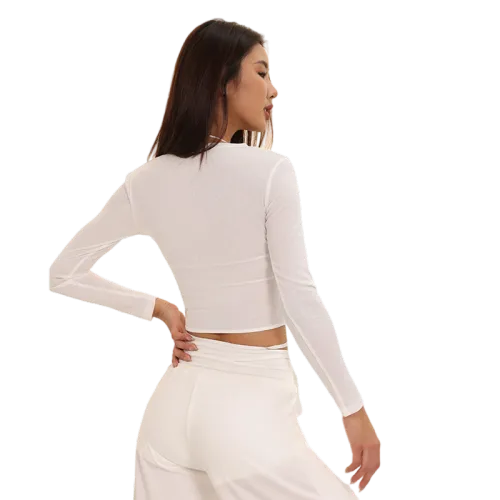 La Nikar Spring Workout Clothing Women's Moon White