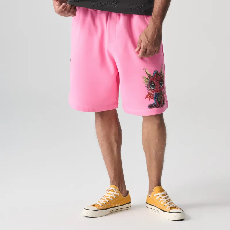 TCH Casual Shorts Unisex Pink-5