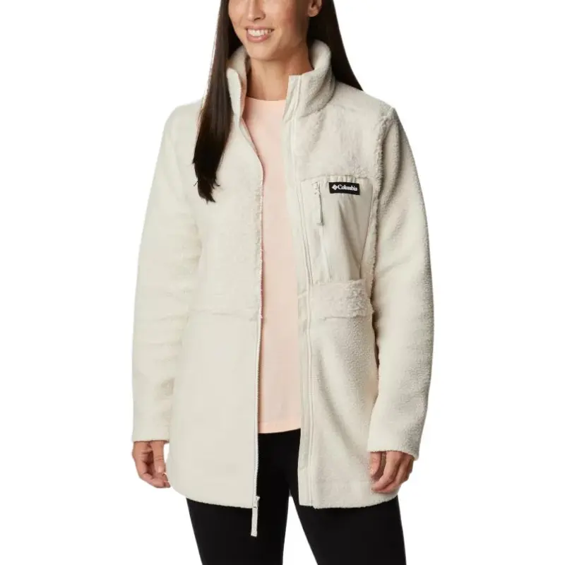 Columbia Lodge Sherpa Jacket Women's Chalk-4