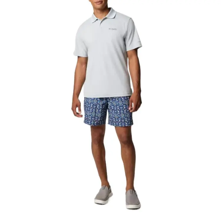Columbia PFG Super Backcast Casual Shorts Men's Blue-3