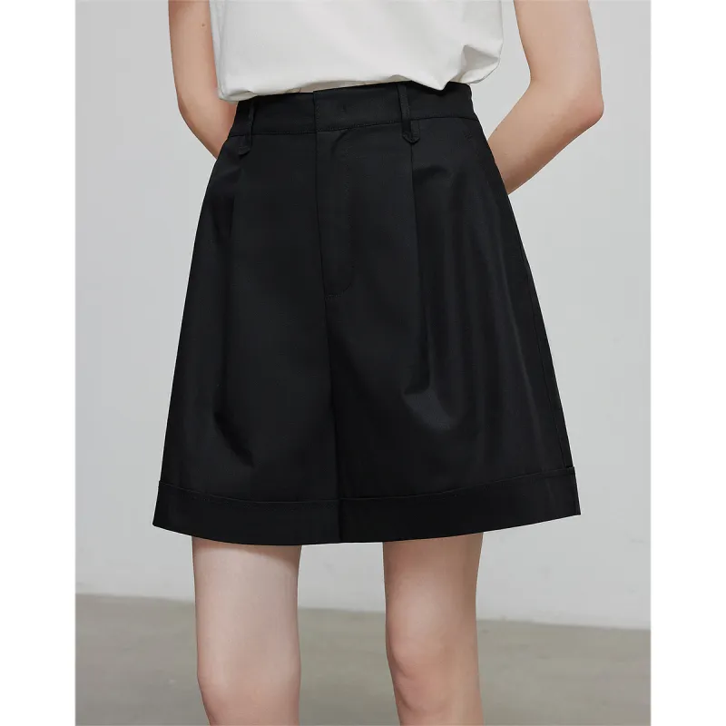 Initial Language Casual Shorts Women's-7