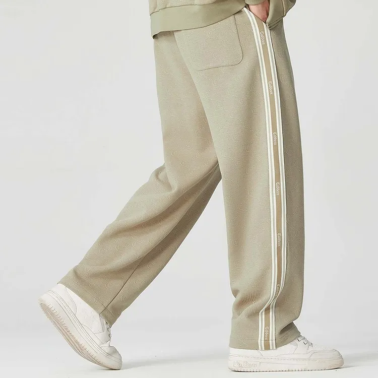 Cabbeen Knitted Sports Pants Men's-7