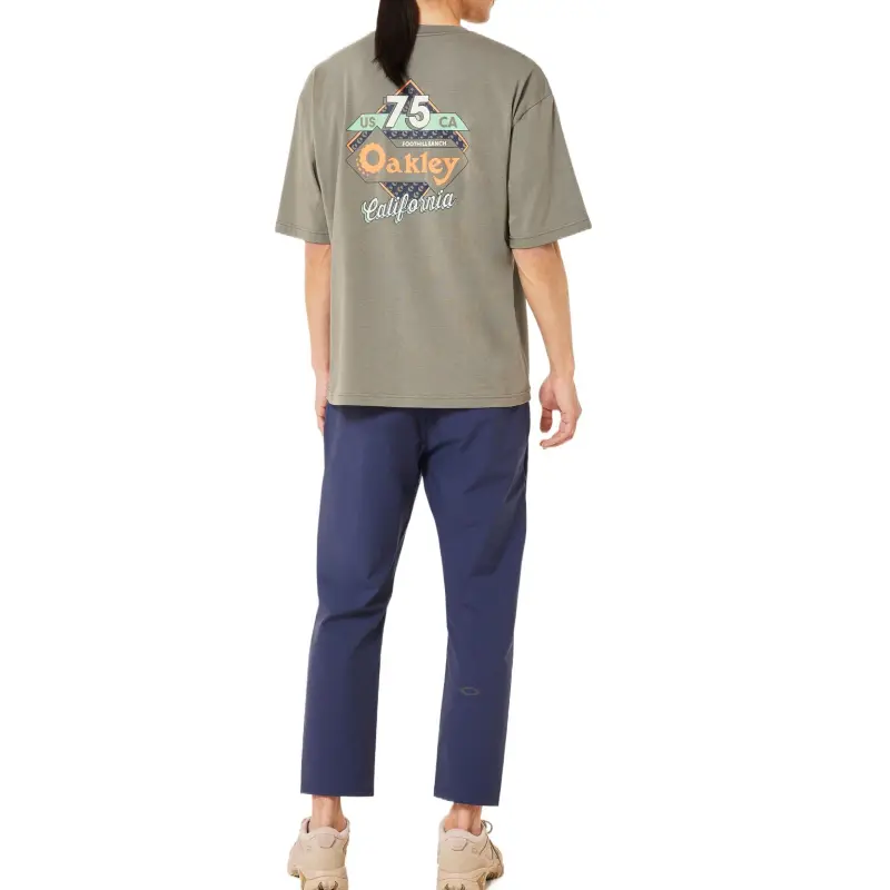 Oakley En New Retro Tee Motel 2.0 T Shirt Men's Army Green-4