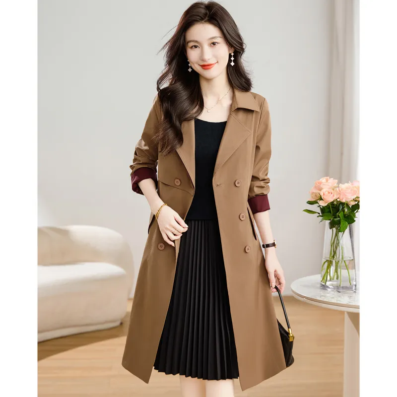 Mylan Trench Coat Women's Khaki-2