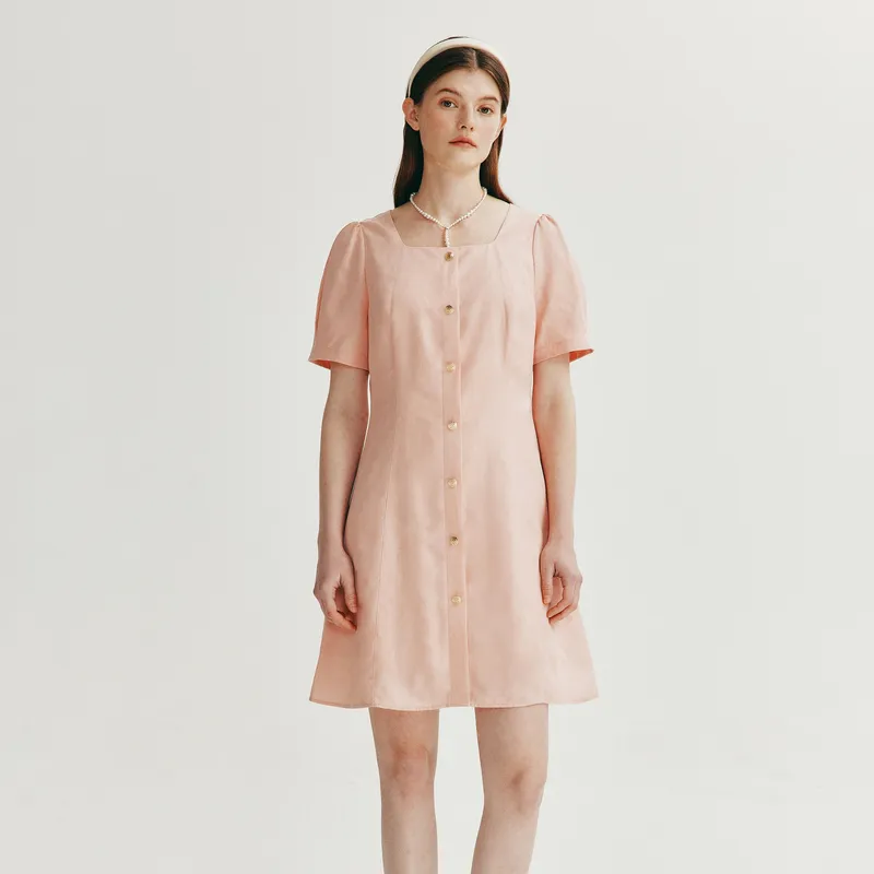E.land Short-Sleeved Dresses Women's-7