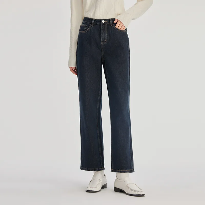 ERAL Jeans Women's Navy Blue-5