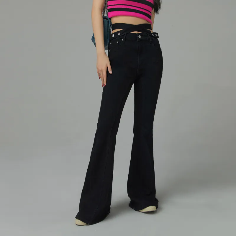 CHUU Flared Pants Jeans Women's-1