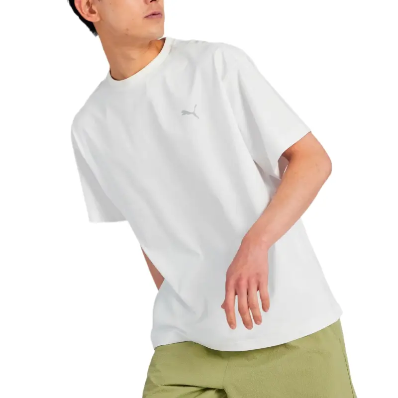 PUMA T Shirts Men White 02-2