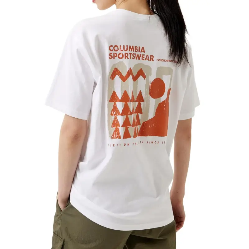 Columbia Explorers Canyon Regular T Shirt Women's White-3