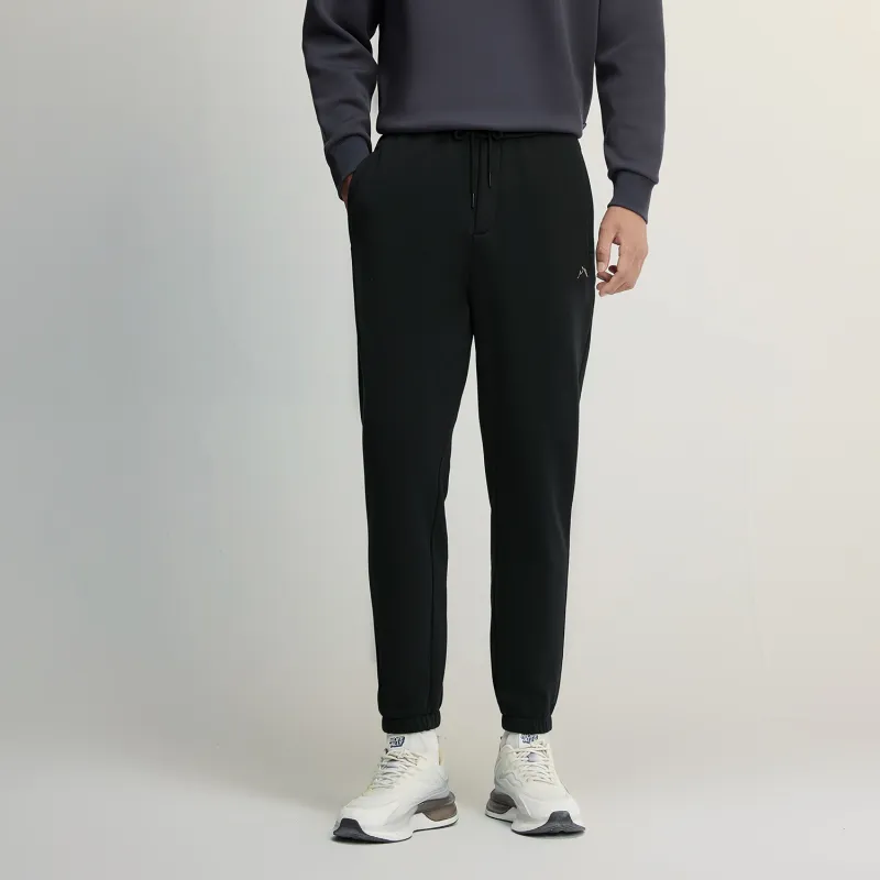 HLA The Mountain Is Not In The High Series Casual Pants Men's Black-2