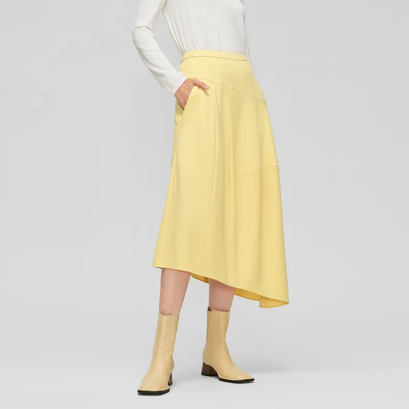 OVV Casual Short Skirts Women's Light Yellow-4