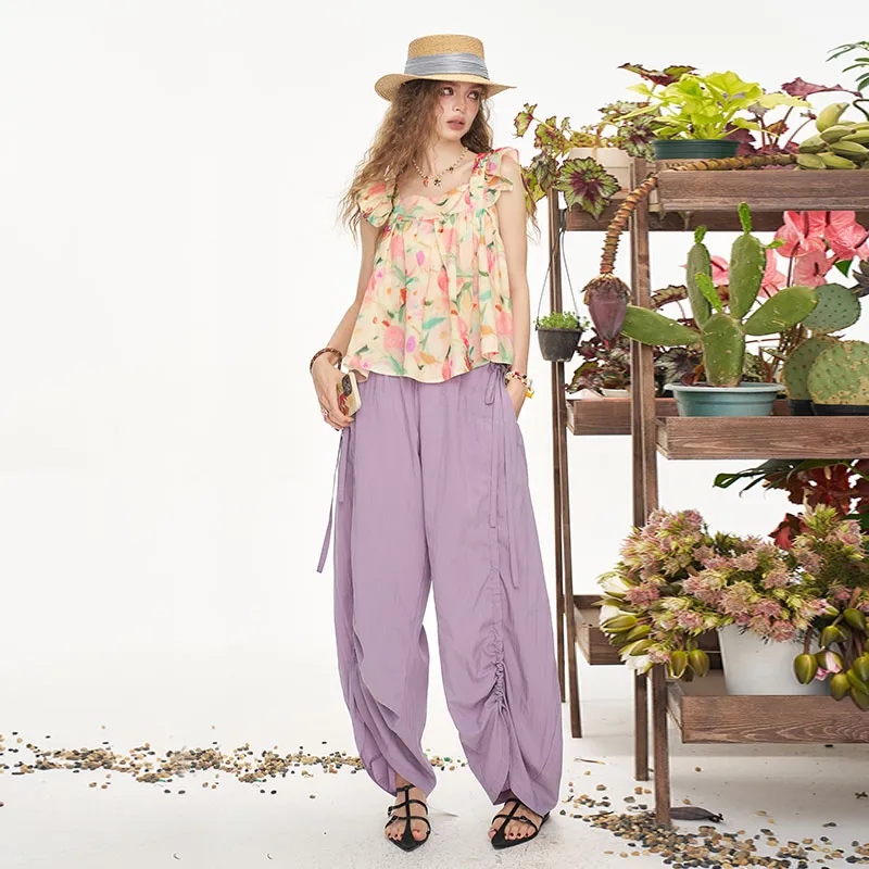 ELF SACK Shirts Women's Fox Pink Floral-5