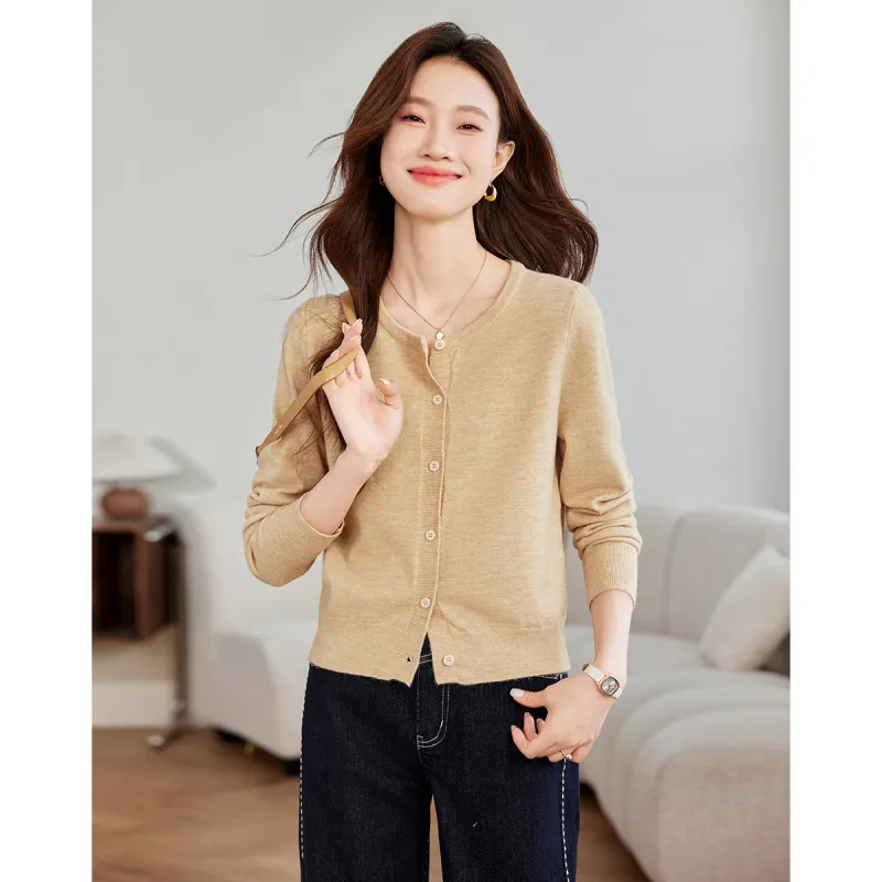 Love Elaine Knitwear Women's Khaki-3