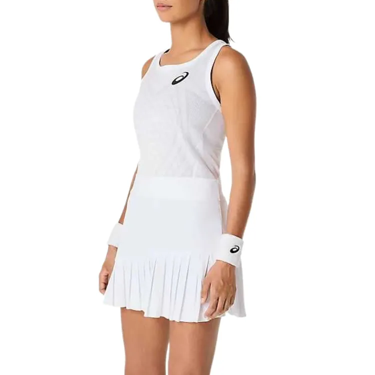 Asics Sleeveless Dress Women's White-2