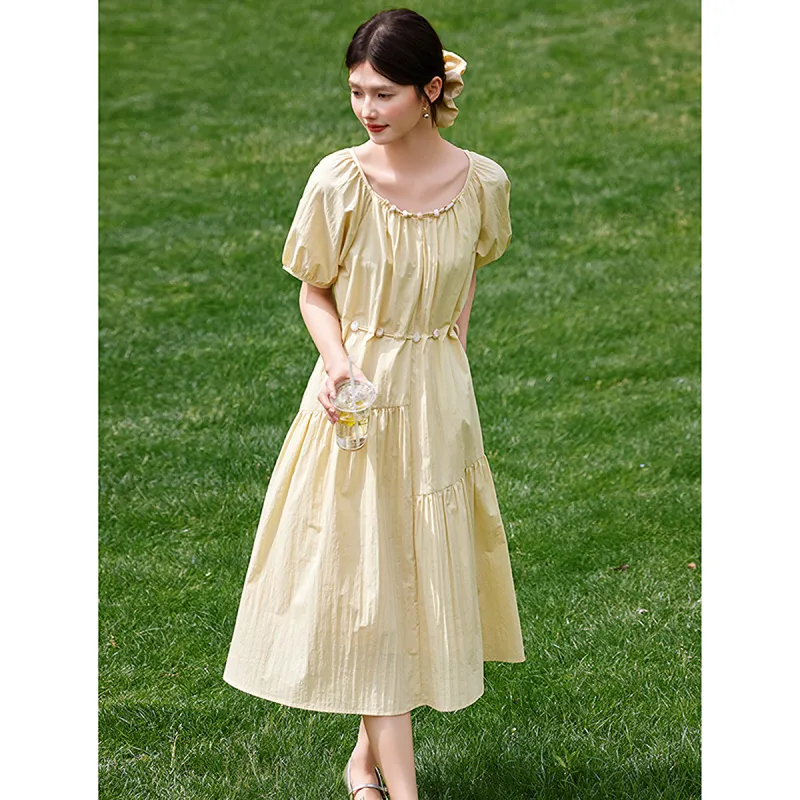 A Paradise For Awakening Short Sleeved Dress Women's-6