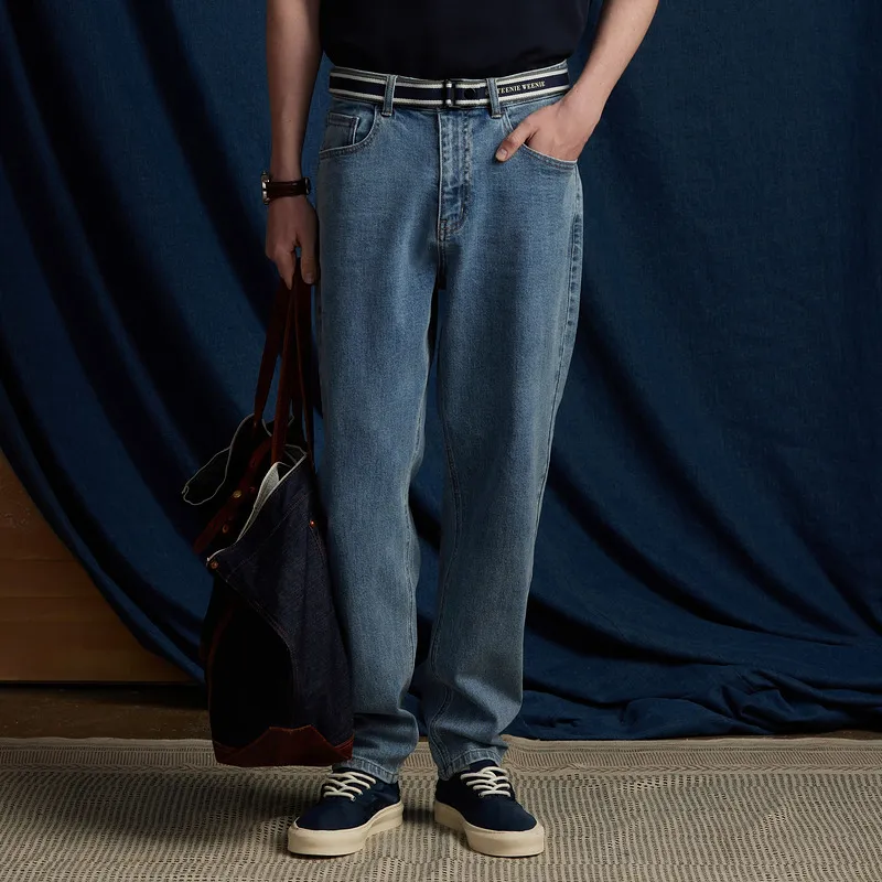 Teenie Weenie Men Denim Series Jeans Spring Unisex-3