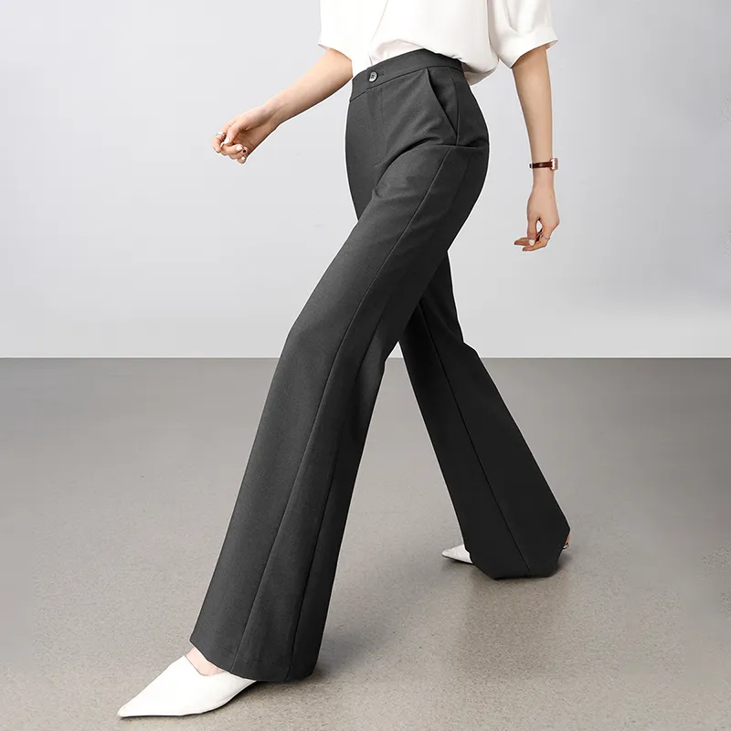 SENTUBILA Casual Pants Women's Dark Gray-2