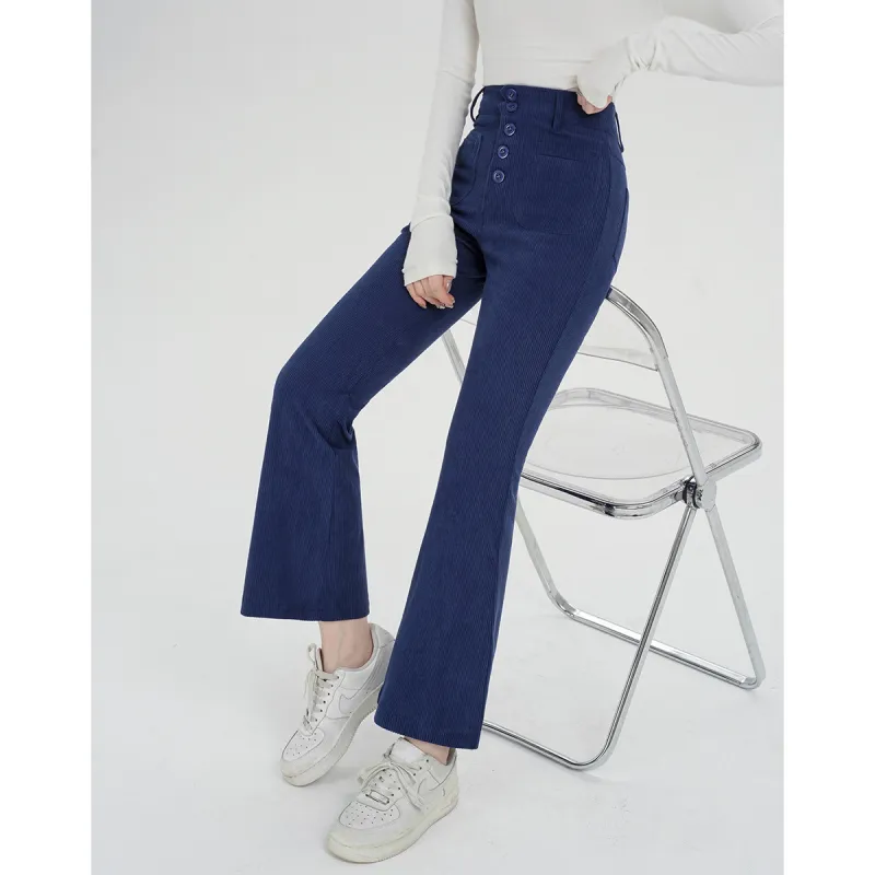 Love Elaine Casual Pants Women's Blue-2