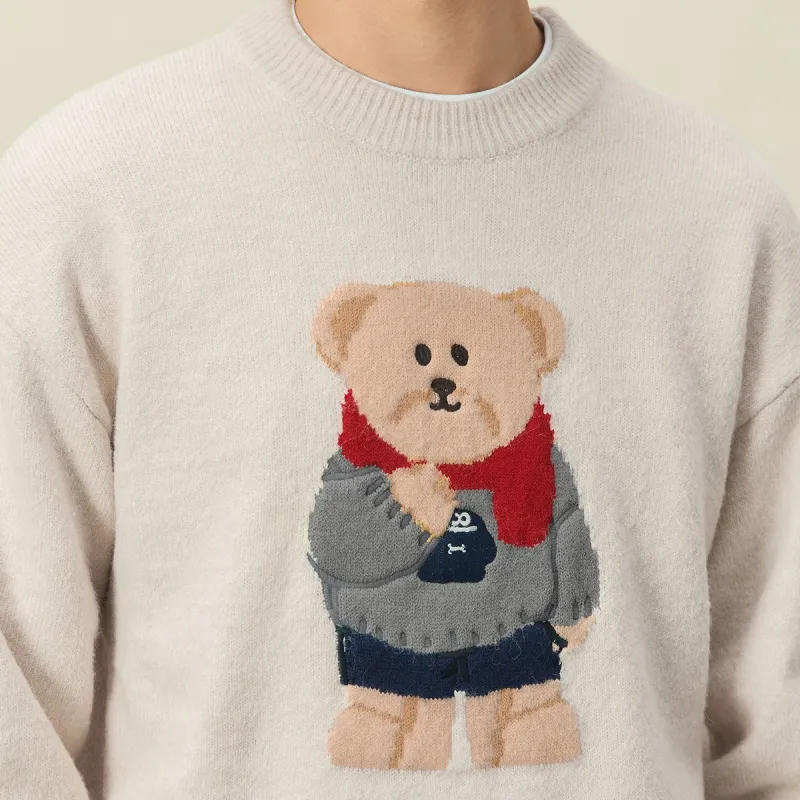 MYSAMESAME Sweaters Unisex Oat In Stock-4