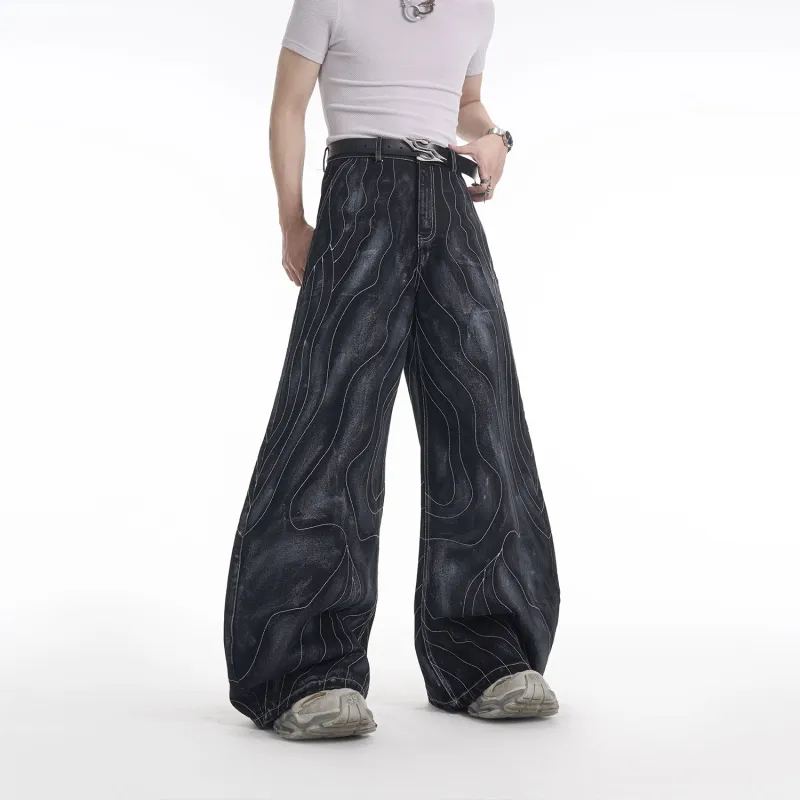 START EXCEED END Jeans Unisex Black Pants-4