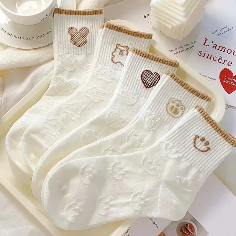 Gentle Welcome Mid Calf Socks Men's 5 Pack-6