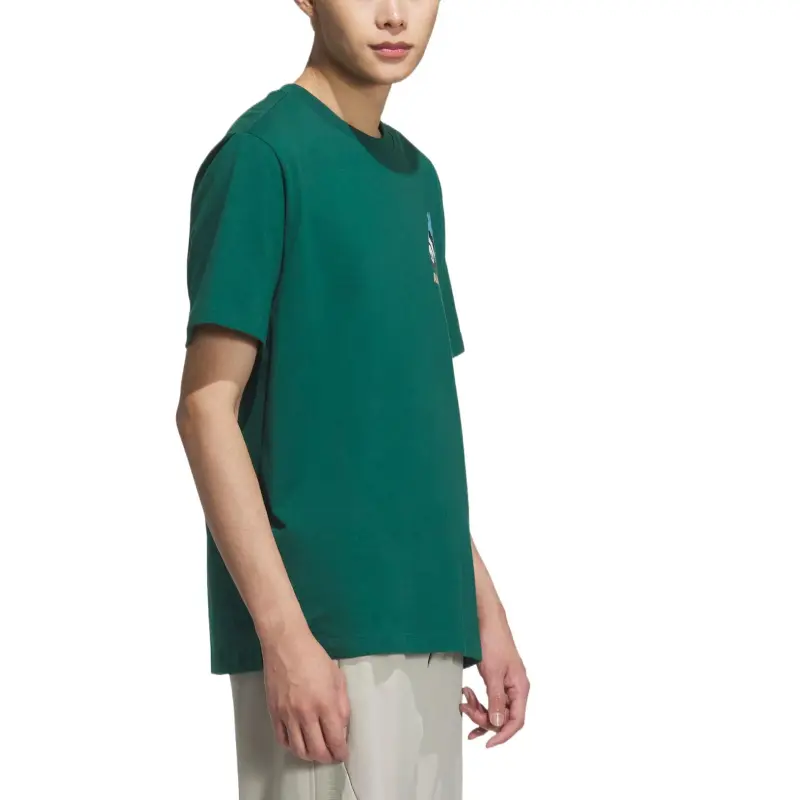 Adidas T Shirt Men's Forest Green-3