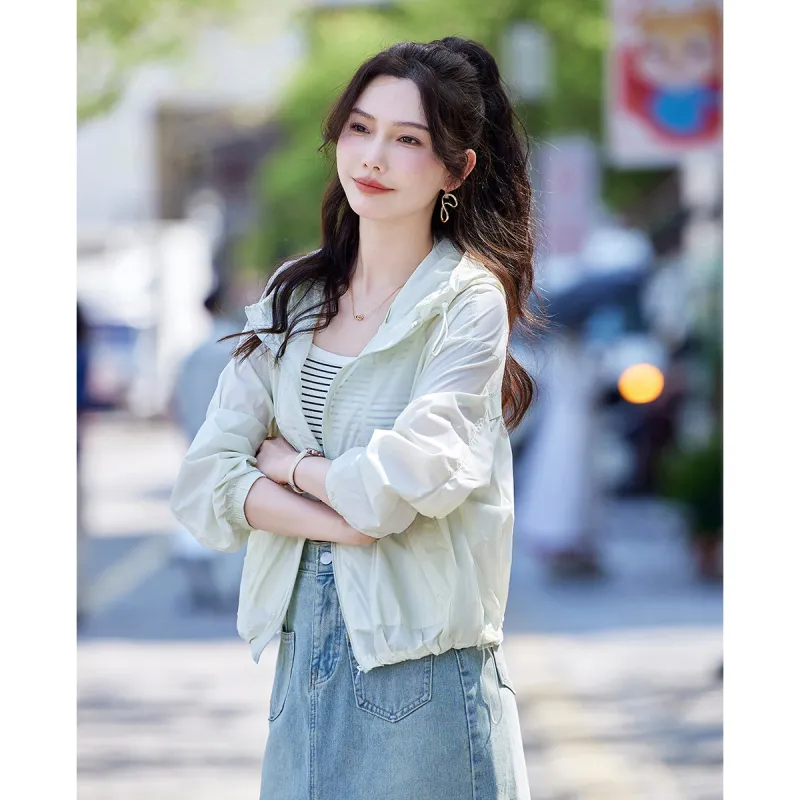 TERRE BLEUE Cropped Coat Women's-3