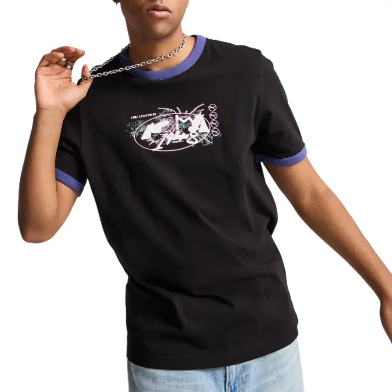 PUMA FutureArchive T Shirt Men's Black-2