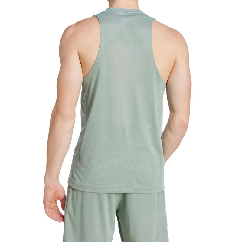 Adidas Airchill Tank Top Men's Silver Green-2