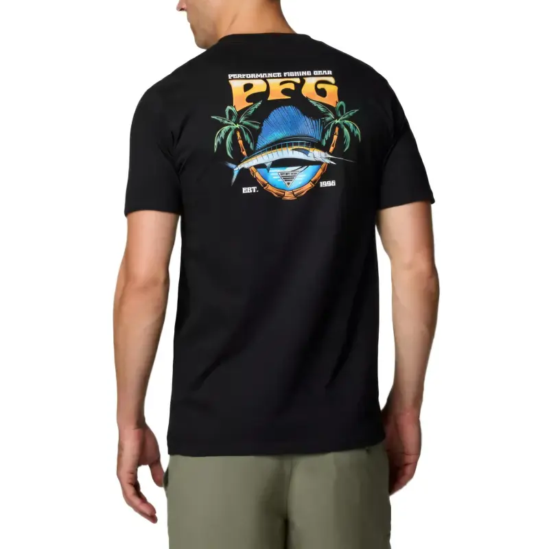 Columbia Vacay Graphic T-Shirt Men's Black-1