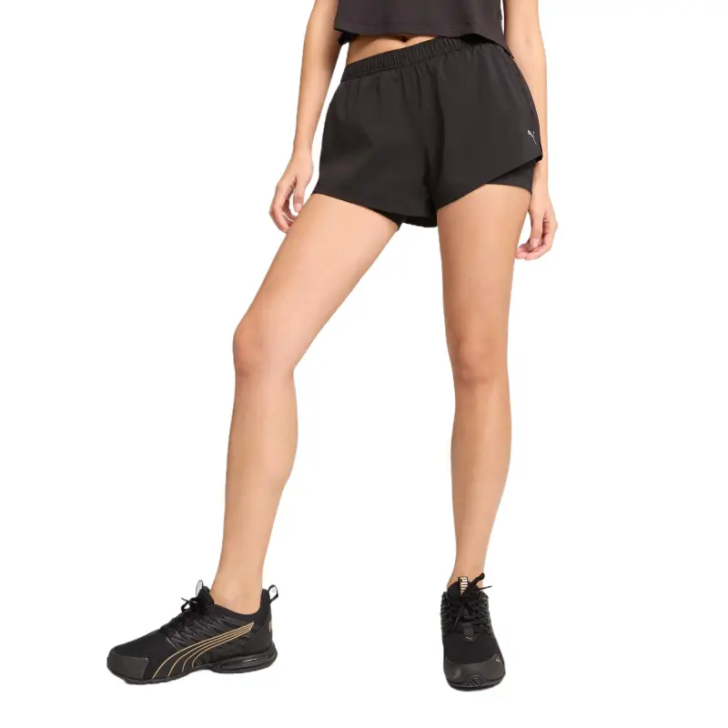 PUMA Shorts De Punto 2 En 1 Para Mujer-2