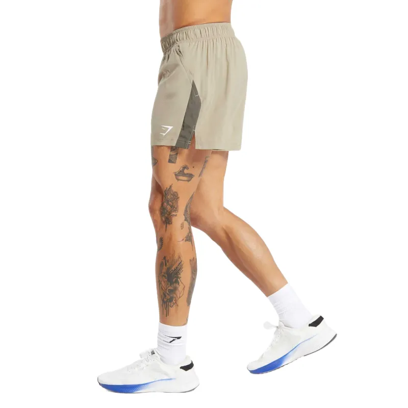 GYMSHARK Sports Shorts Men's Brown-2